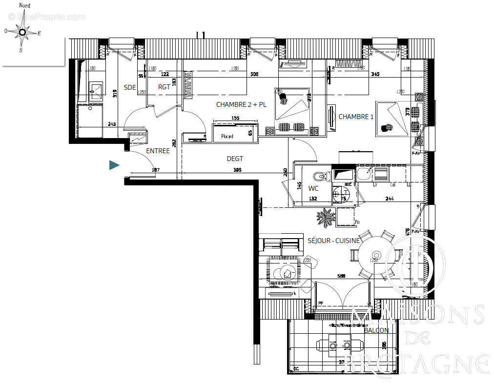 Appartement Type 3 à  Pont Aven - photo 2