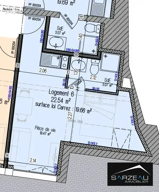 Appartement 1 pièce 20 m² à vendre à Sarzeau (56370) - photo 2