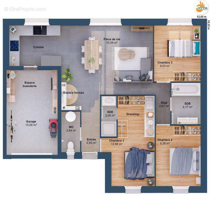 Maison 5 pièces 77 m2 - photo 5