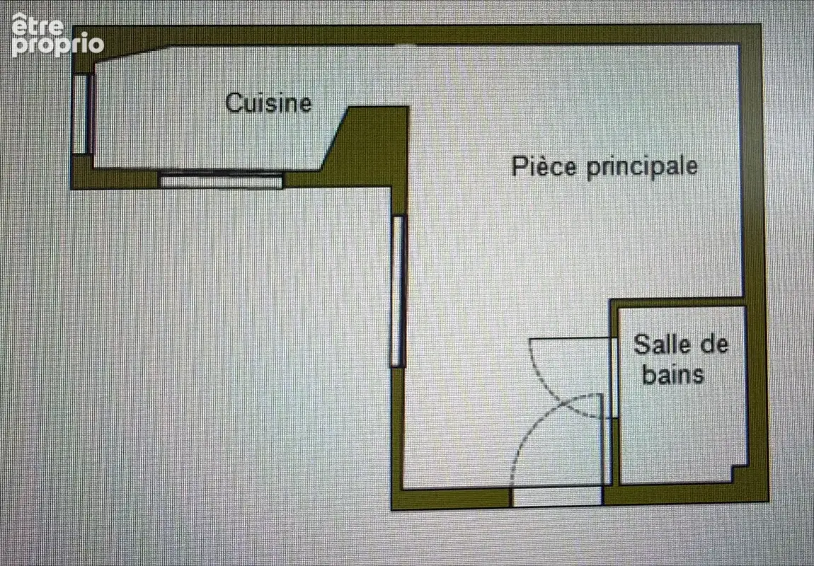 Appartement Sevres 1 pièce(s) 18 m2 - photo 2