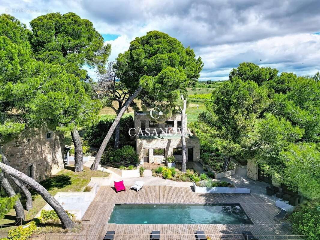 15 min de PEZENAS Magnifique mas rénové 300 m² habitables idéal pour chambres d'hôtes - photo 4