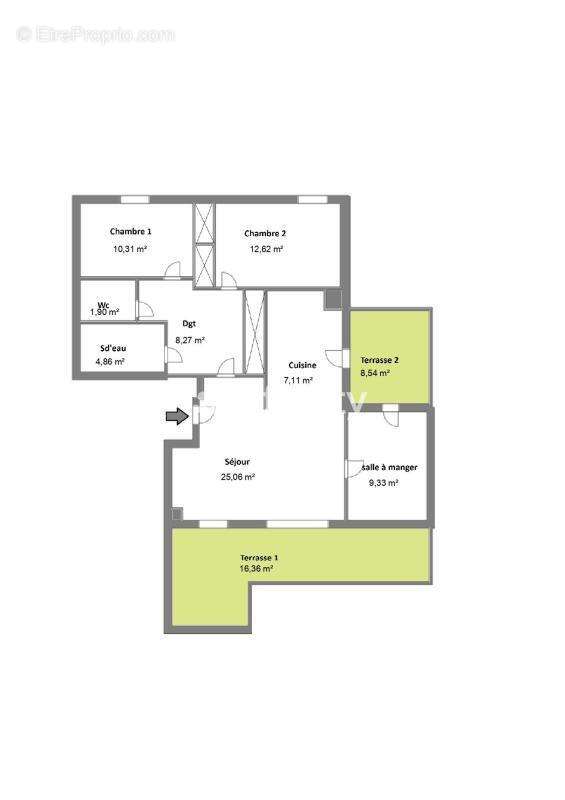 Appartement à ELANCOURT