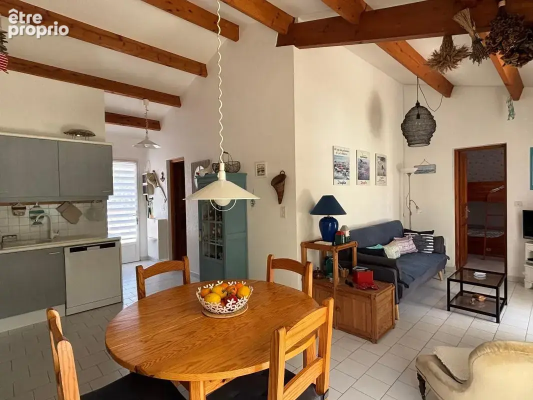 Maison 2 chambres à 600 m de la plage de Chaucre – Piscine et jardin - photo 4
