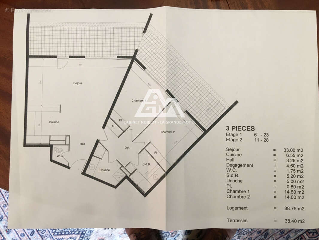 Appartement à LA GRANDE-MOTTE