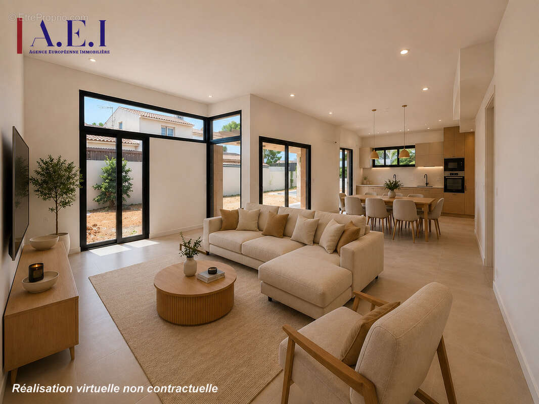 Six-Fours-Les-Plages - Villa individuelle avec jardin, piscine & garage, frais de notaire réduits - photo 3