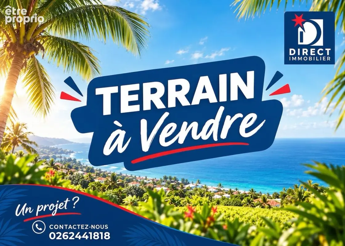 Photo Terrain à Saint-Denis au prix de 104 490€