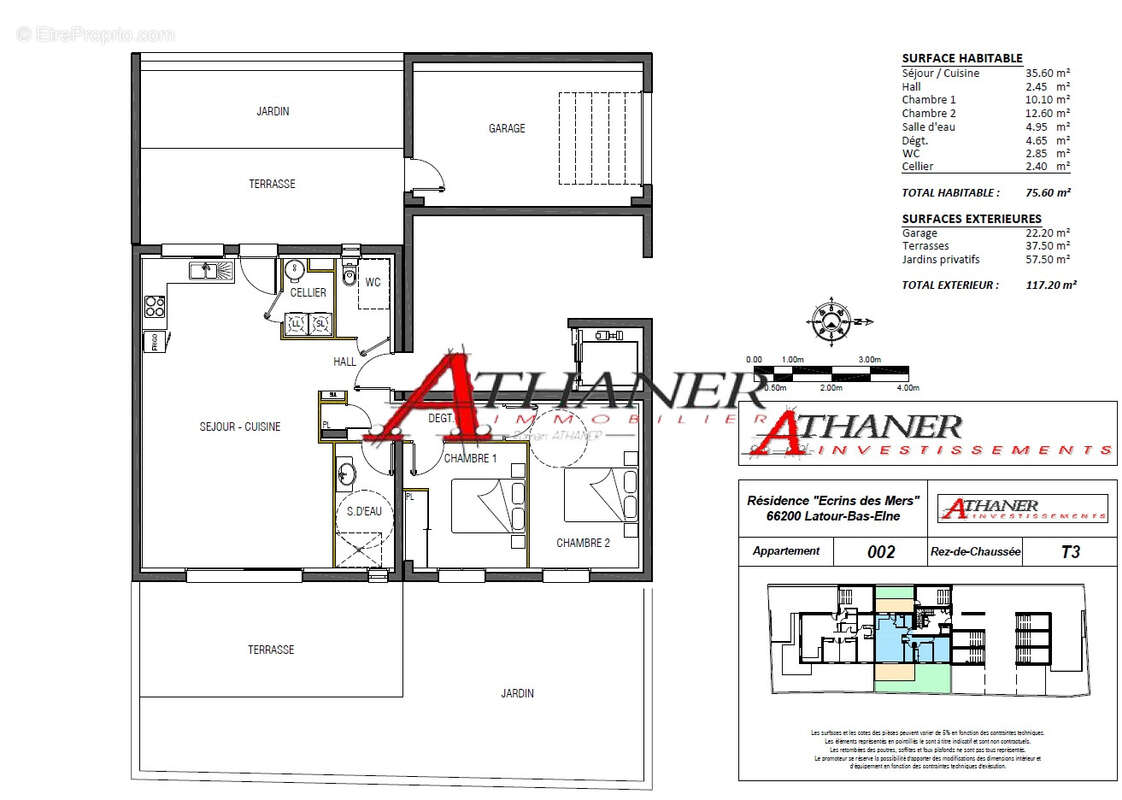 Appartement à SAINT-CYPRIEN