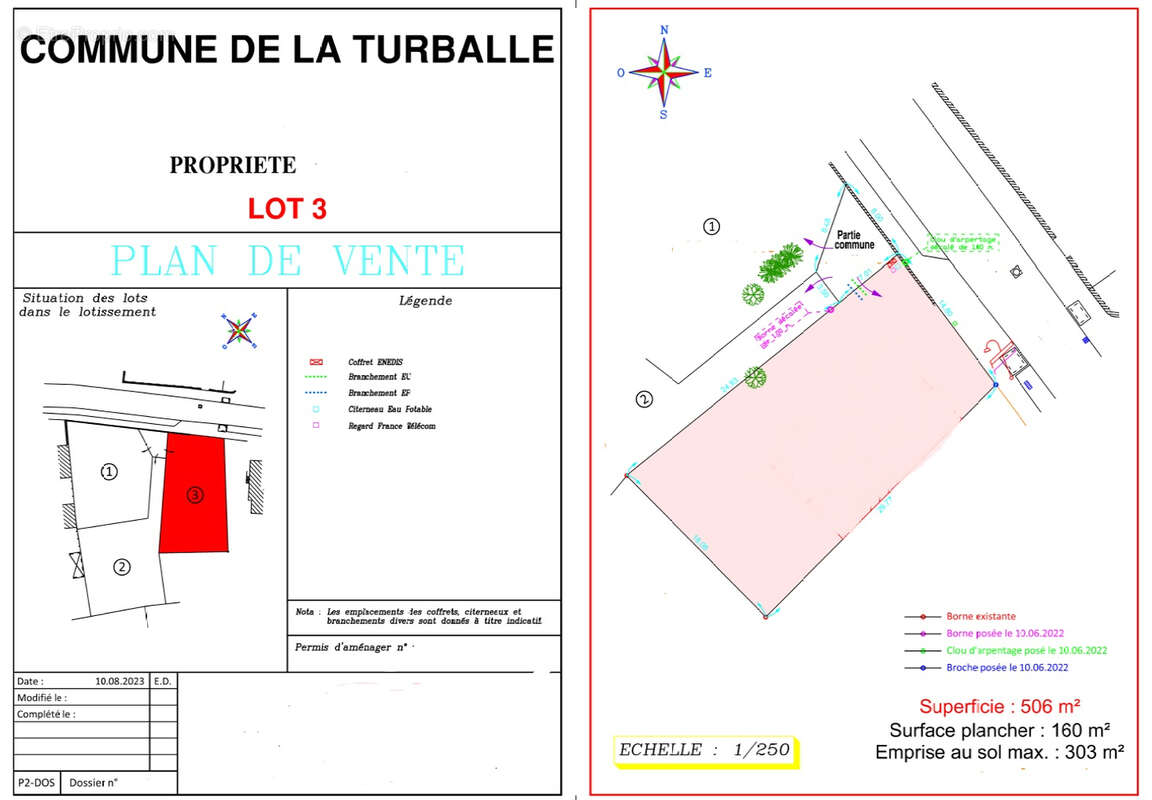 Terrain à LA TURBALLE