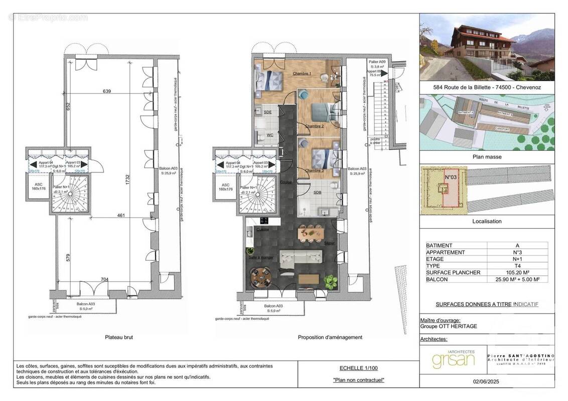 Appartement à CHEVENOZ