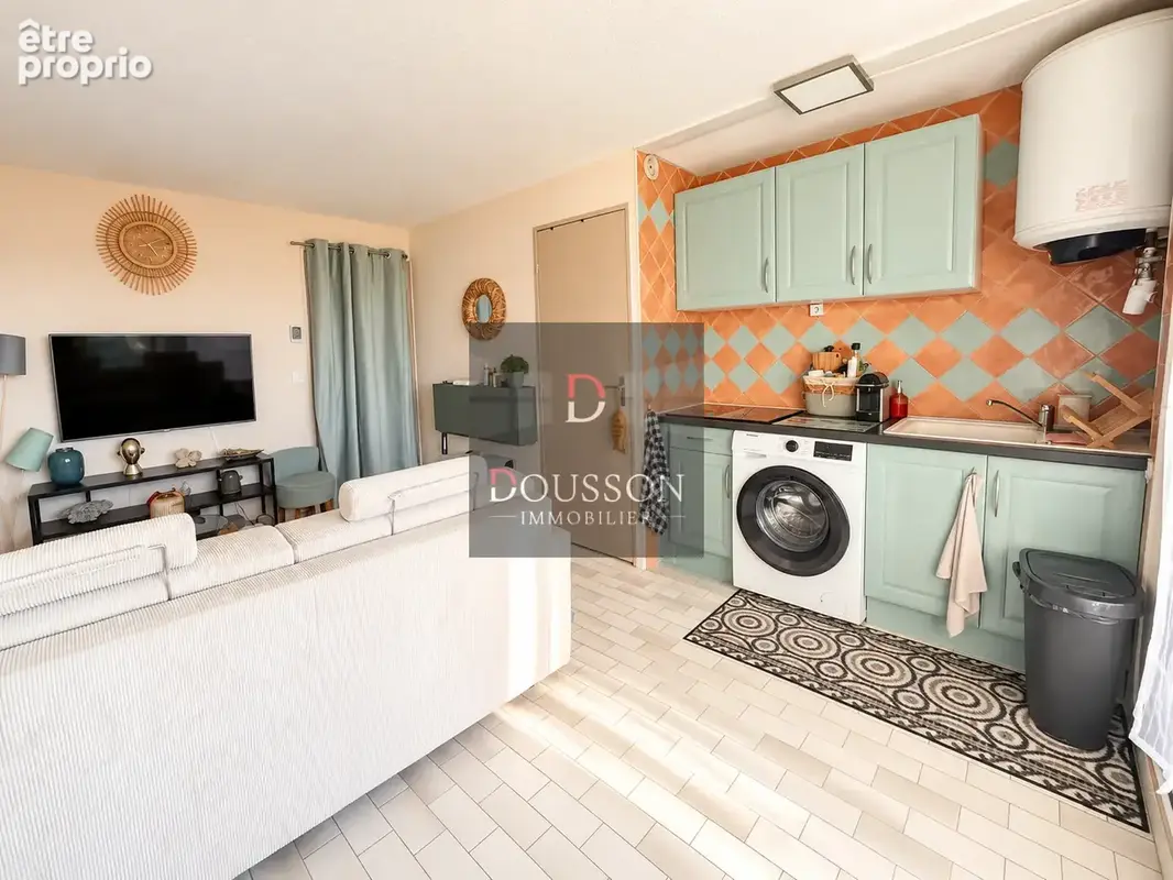 A vendre - couchant -  studio cabine 21.19m2  + parking - photo 5