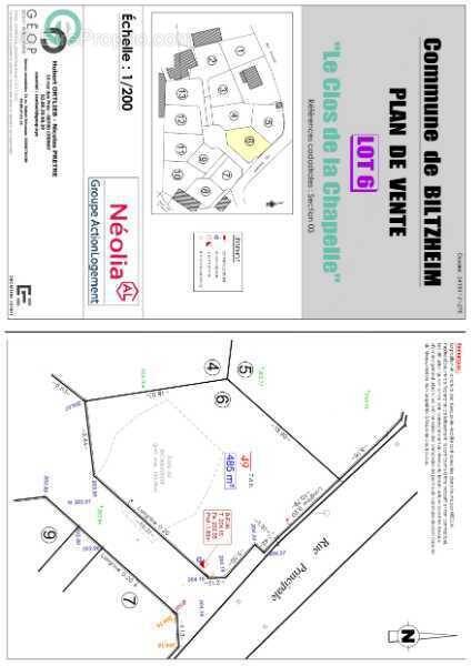 Terrain à BILTZHEIM