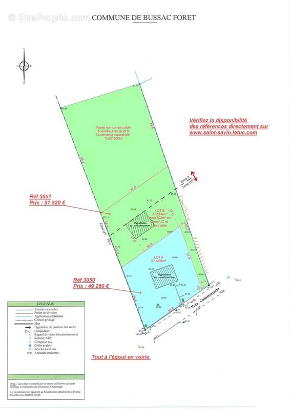 Terrain à BUSSAC-FORET