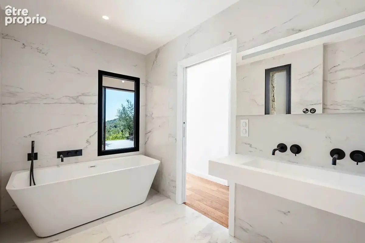 A vendre villa contemporaine 200m2 avec piscine vue mer pietrosella - photo 8