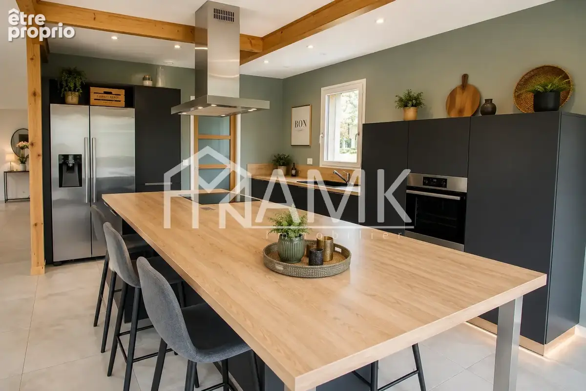 Maison familiale 206 m2  5 chambres  Terrain 1082 PLAT et piscinable - photo 2