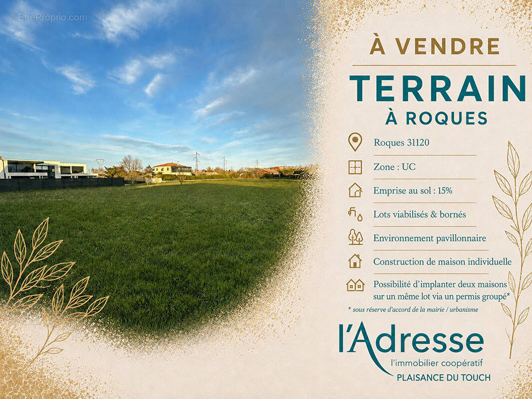 Terrain à ROQUES