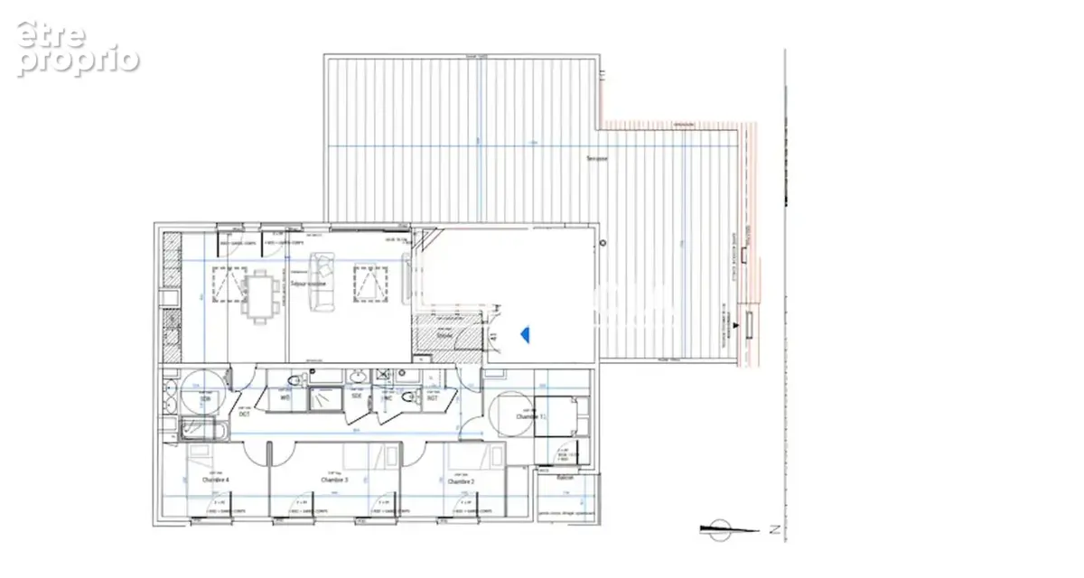 Villeurbanne – rooftop t5 neuf de 107 m² avec terrasse exceptionnelle de 87m² - photo 9