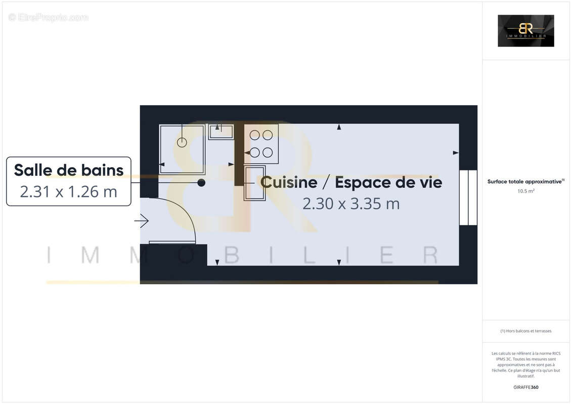 Appartement à PARIS-19E