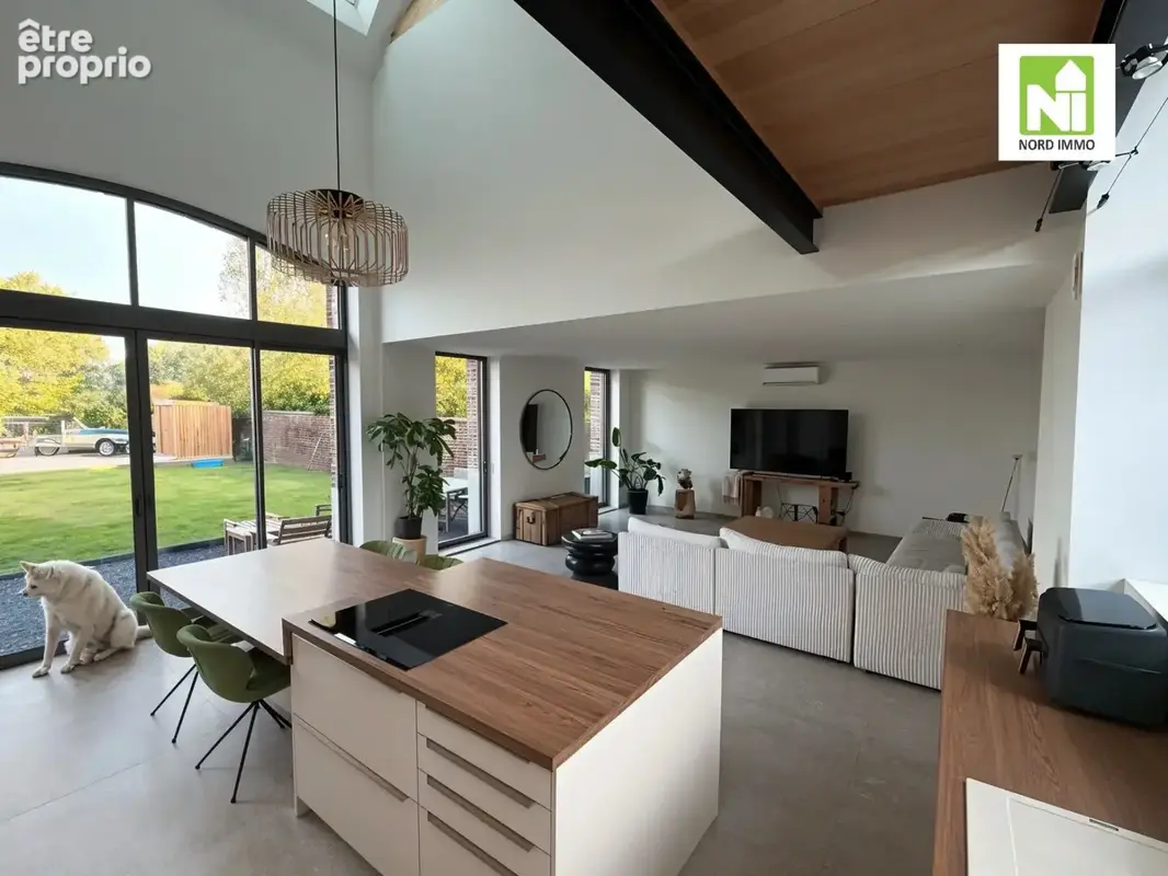 Merignies - T4 - Grange 140m2 - photo 6