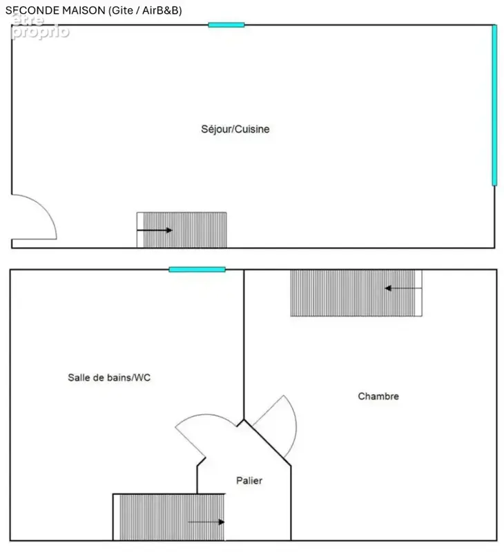 Ensemble immobilier en pierres à EQUEURDREVILLE - 147m² - photo 18