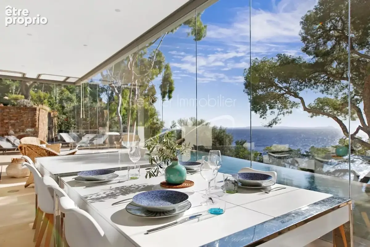 Juste Magique !  Somptueuse Villa Pieds dans l'eau accès mer au LAVANDOU - photo 5