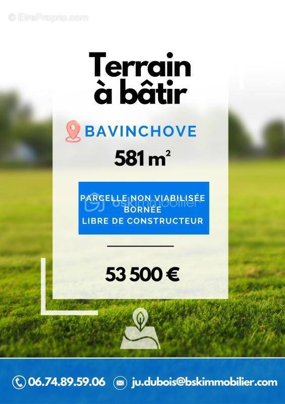 Terrain à BAVINCHOVE
