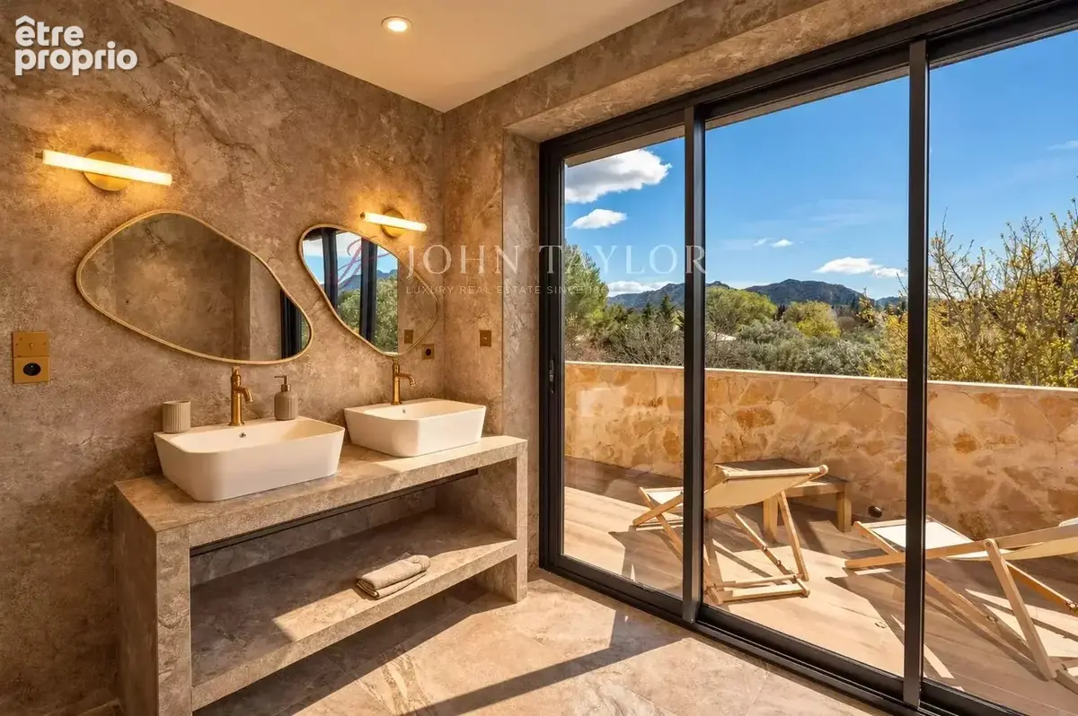 Propriété contemporaine face aux Alpilles à Eygalières - photo 15