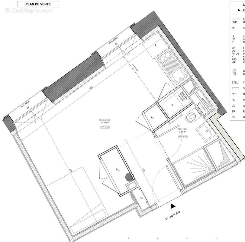 Appartement 24 m² à Saint-Malo  - photo 9