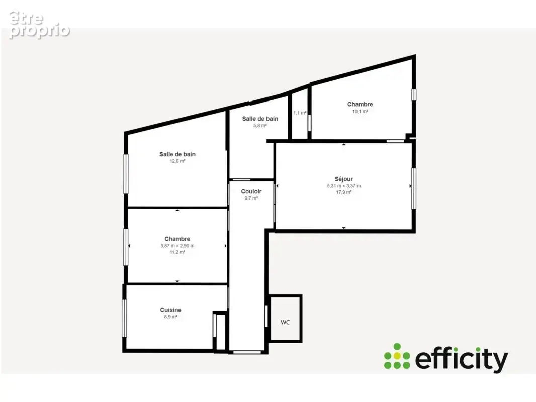 Appartement - photo 9