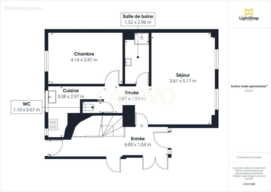 Appartement à PARIS-18E