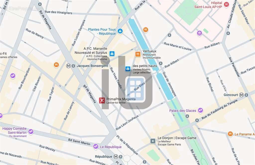 Commerce à PARIS-10E