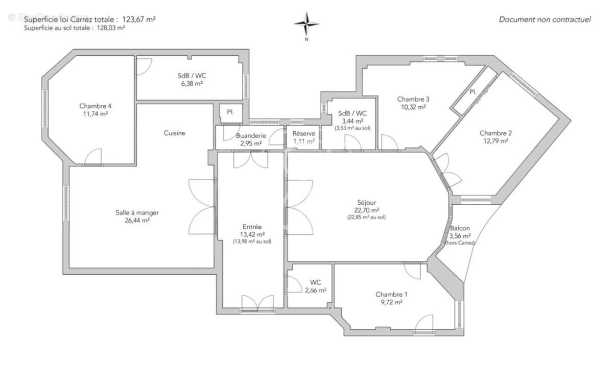 Appartement à PARIS-17E