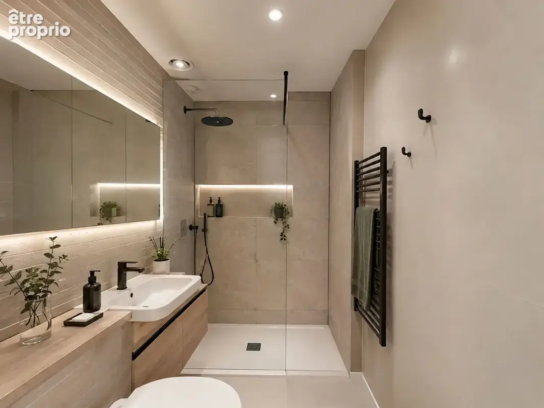 Paris 17e - batignolles / plaine monceau - 3 pièces 52,25 m² - double séjour - calme - ascenseur - photo 12