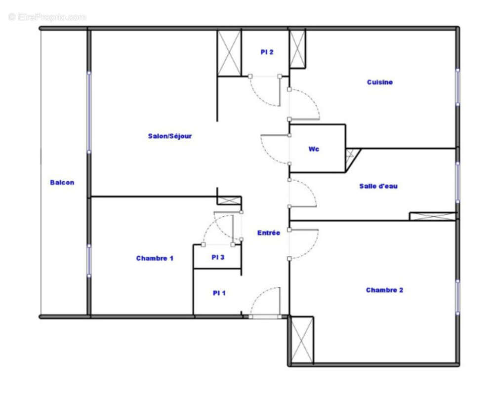 Achat Appartement T3 Grenoble – 3 Pièces Traversant Est-Ouest avec Balcon, Cave & Parking - photo 3