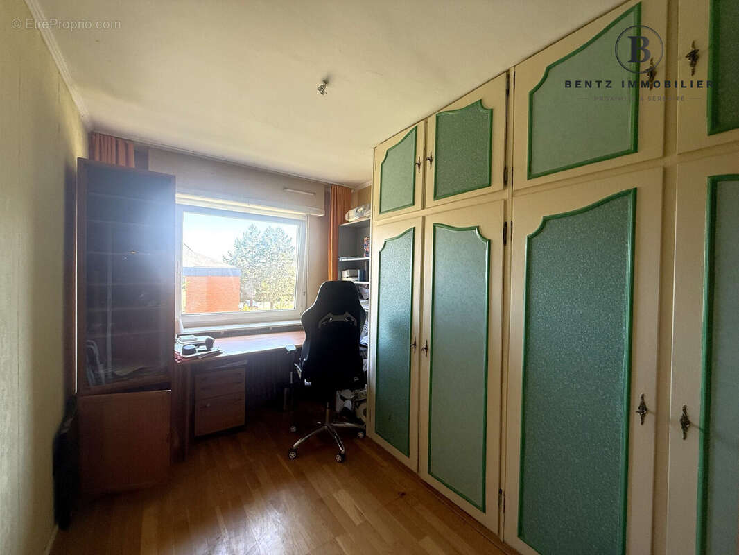 Bureau/chambre 2 (vue Ouest) - Appartement à STRASBOURG