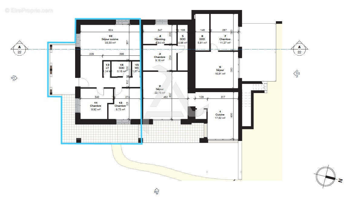 Appartement à PORTO-VECCHIO