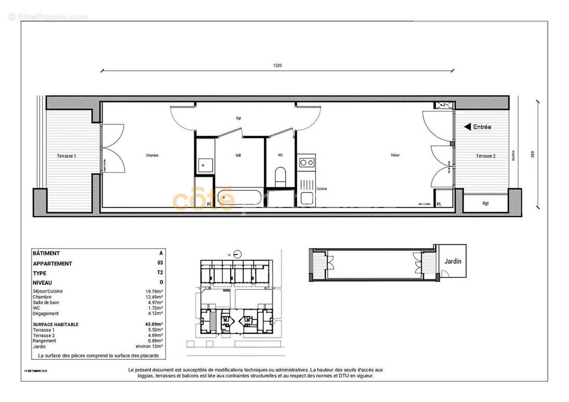 Appartement à GIF-SUR-YVETTE