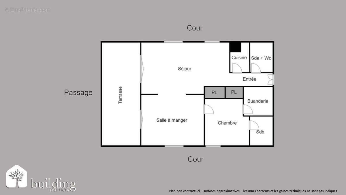 Ternes-Maillot Paris 17ème - Appartement 3 pièces 68 m² avec 20 m² de terrasse - photo 3
