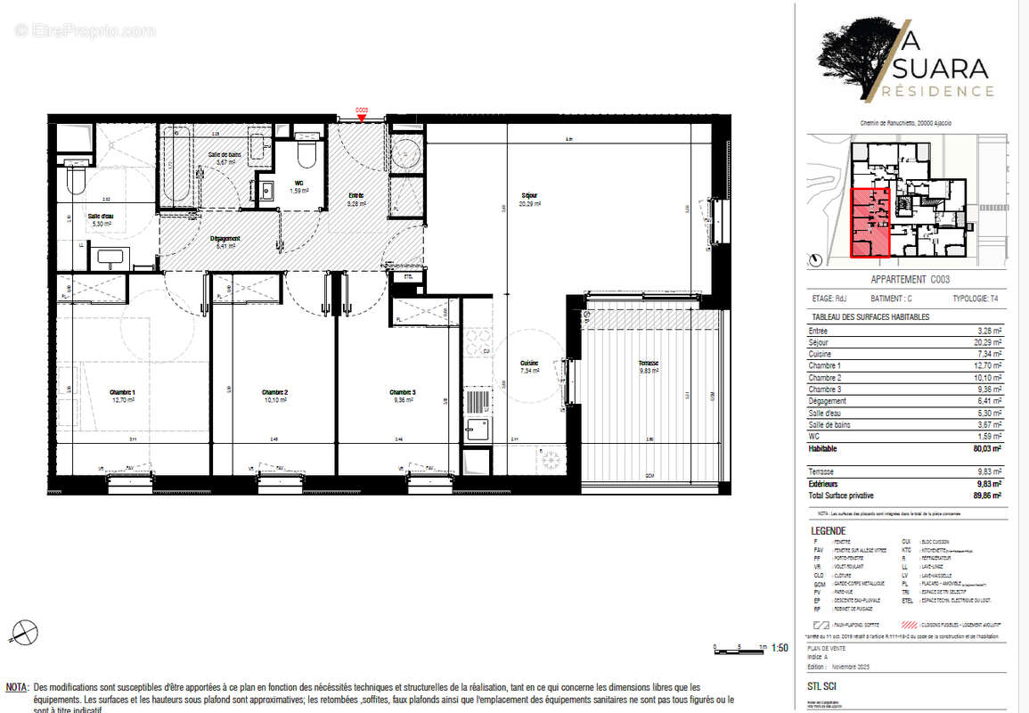 Appartement à AJACCIO