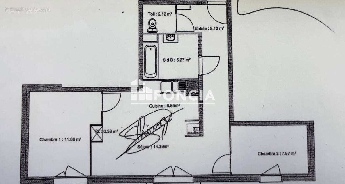 Appartement à DREUIL-LES-AMIENS