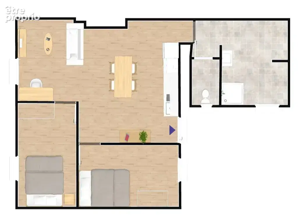 Vente Appartement Saint-etienne-de-saint-geoirs(38590) 110 000ï¿œ - photo 6