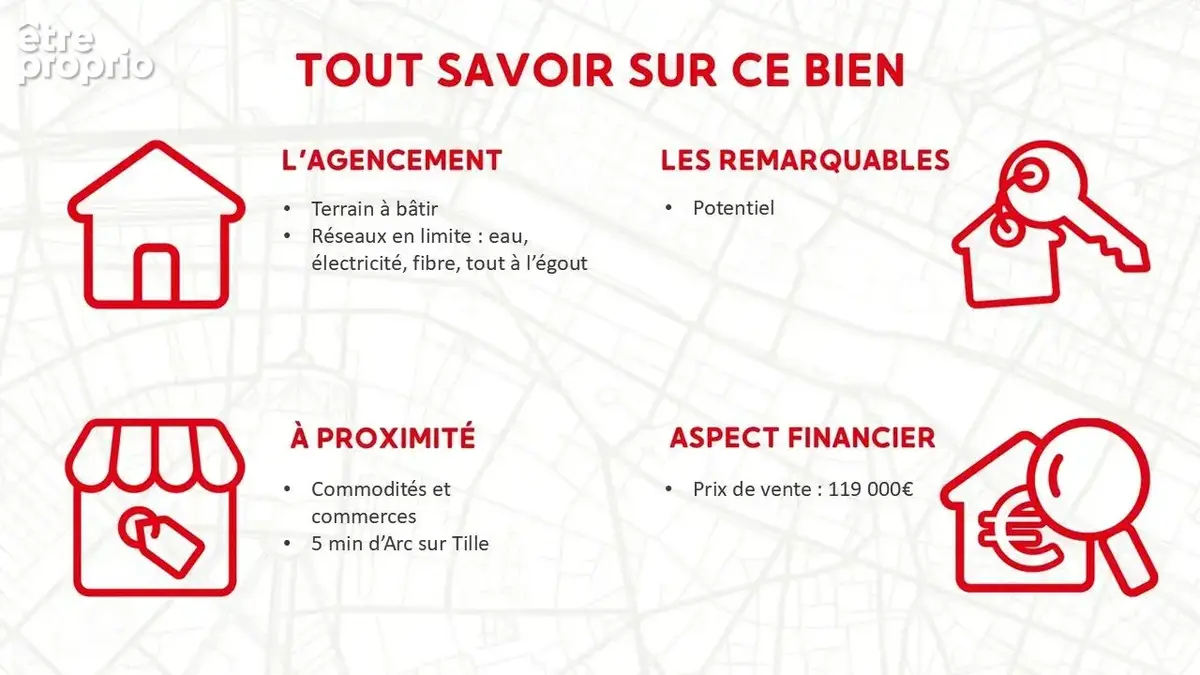 Terrain constructible 1110 m² - photo 2
