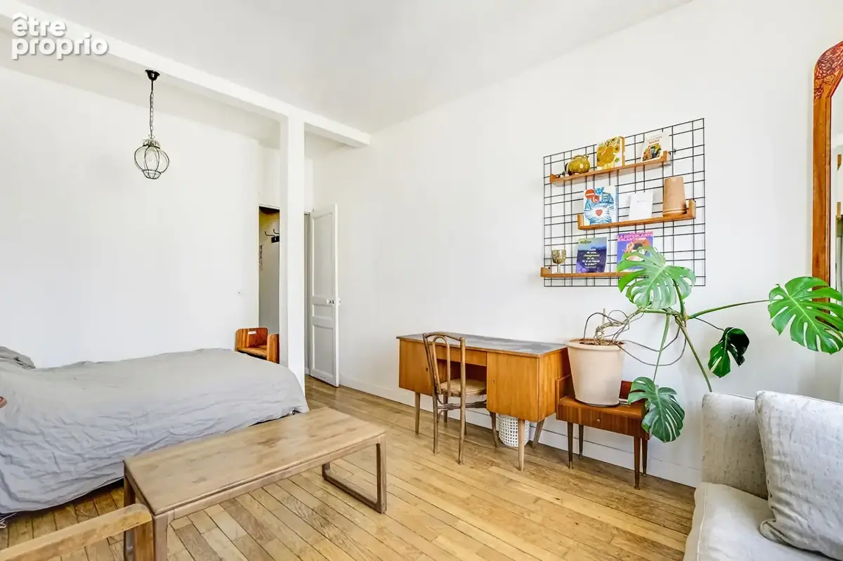 Paris 19 : Studio de 25,35m² en dernier étage - photo 2