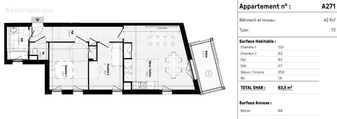 Appartement à CERGY