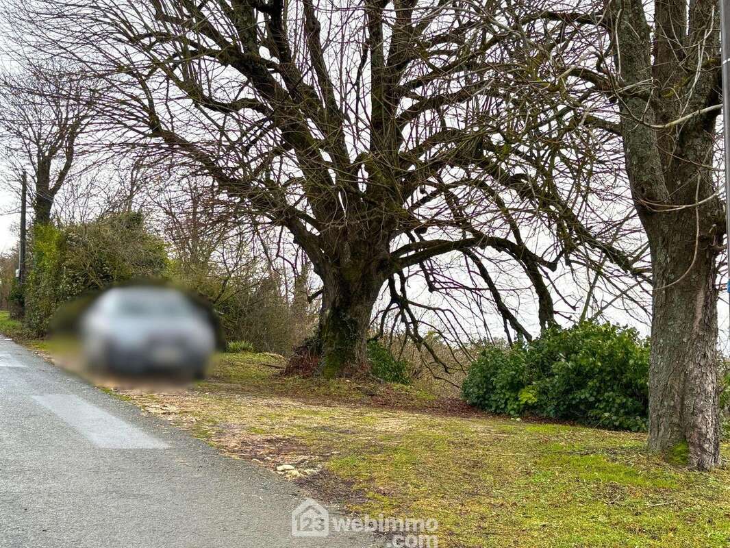 Sur la partie haute, une plateforme existe déjà dans la zone naturelle. - Terrain à MONTAMISE