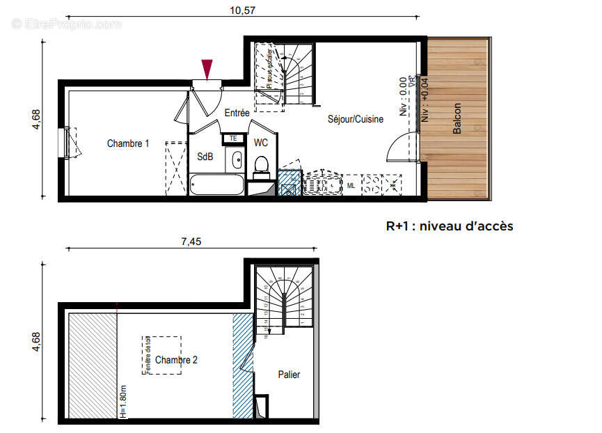 Appartement à BRUGUIERES