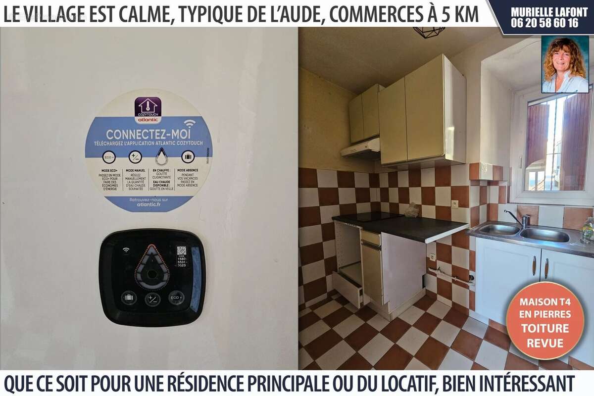 Maison de village en pierres T4 en bon état général - photo 5