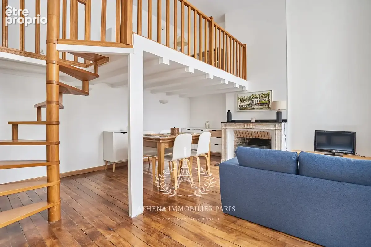 75004  ÎLE SAINT-LOUIS – Duplex en parfait état - photo 3