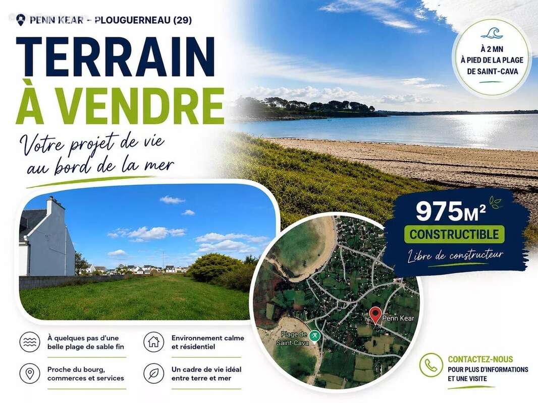Terrain à PLOUGUERNEAU