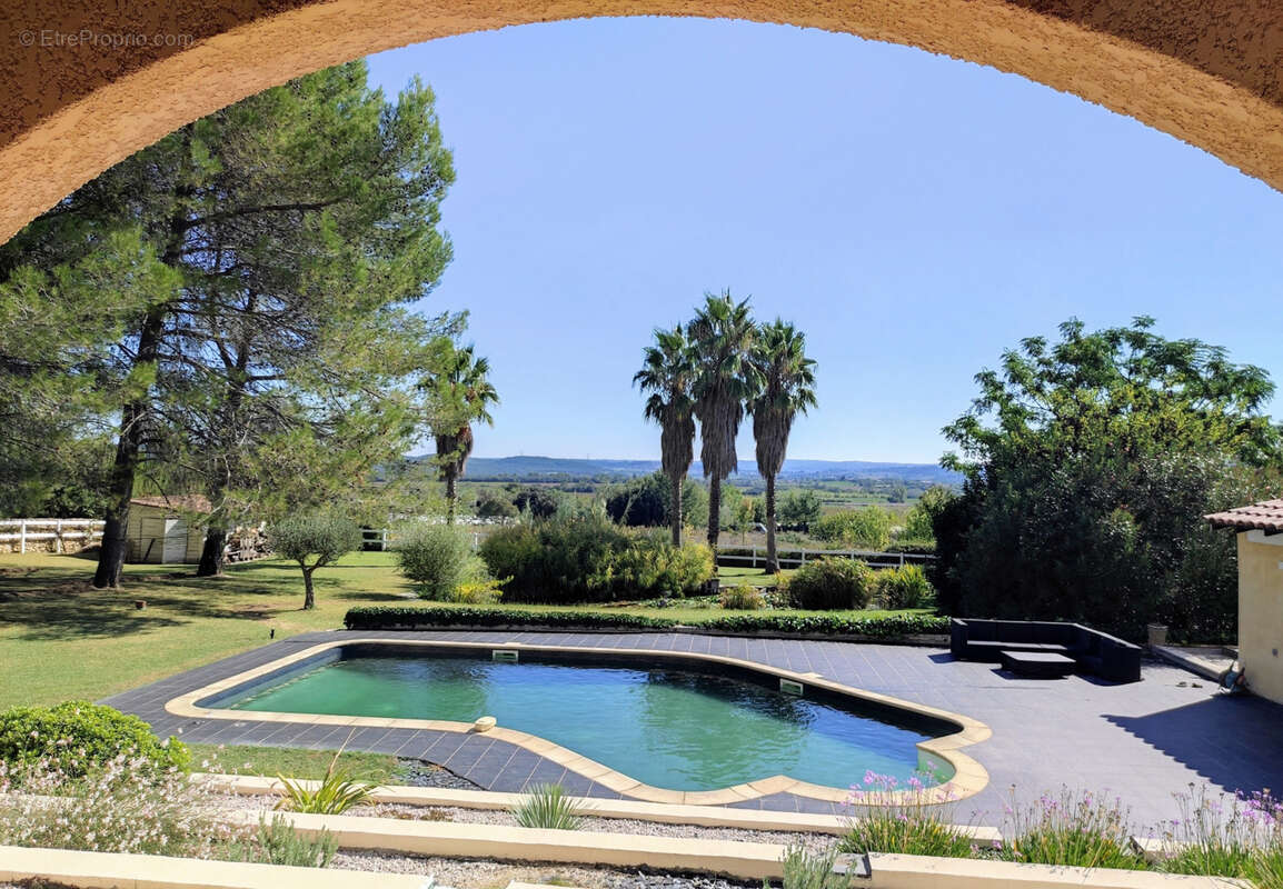 Proche sommieres vue dominante exceptionnelle villa 130 m2, 3500 m2, garage - photo 10