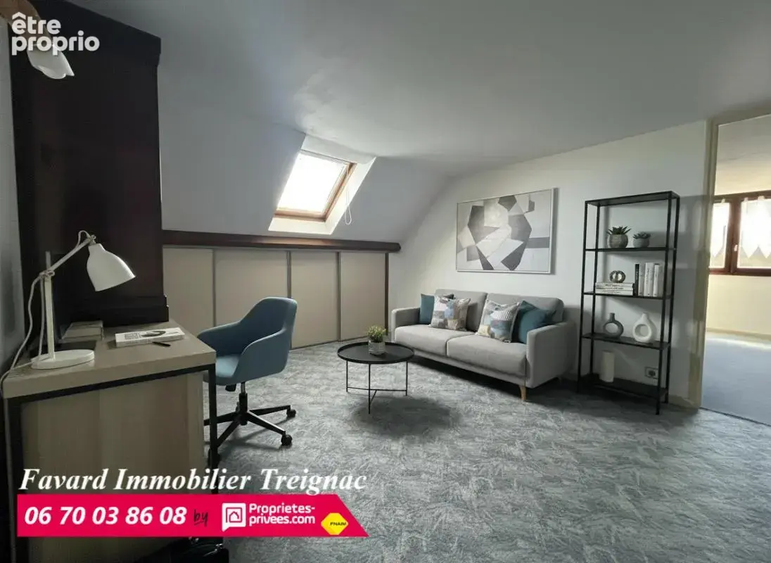 Maison  120 m²  3 chambres - garage  et  jardin plat  850 m² 19 260 TREIGNAC - photo 12